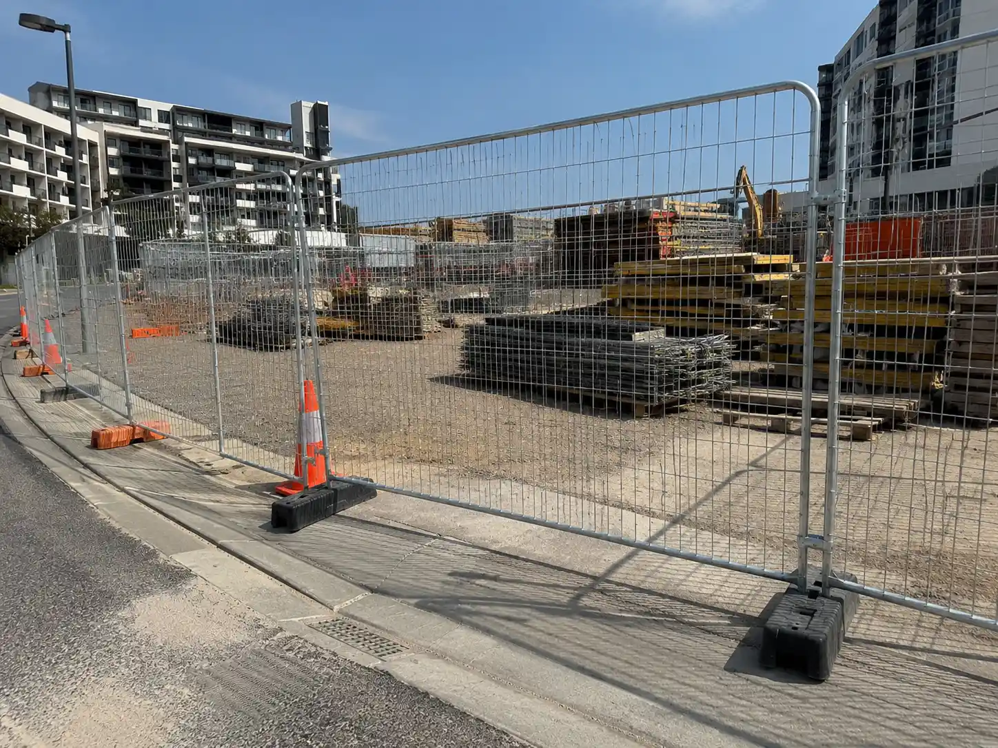 Australia temporary fence used around industrial work zones