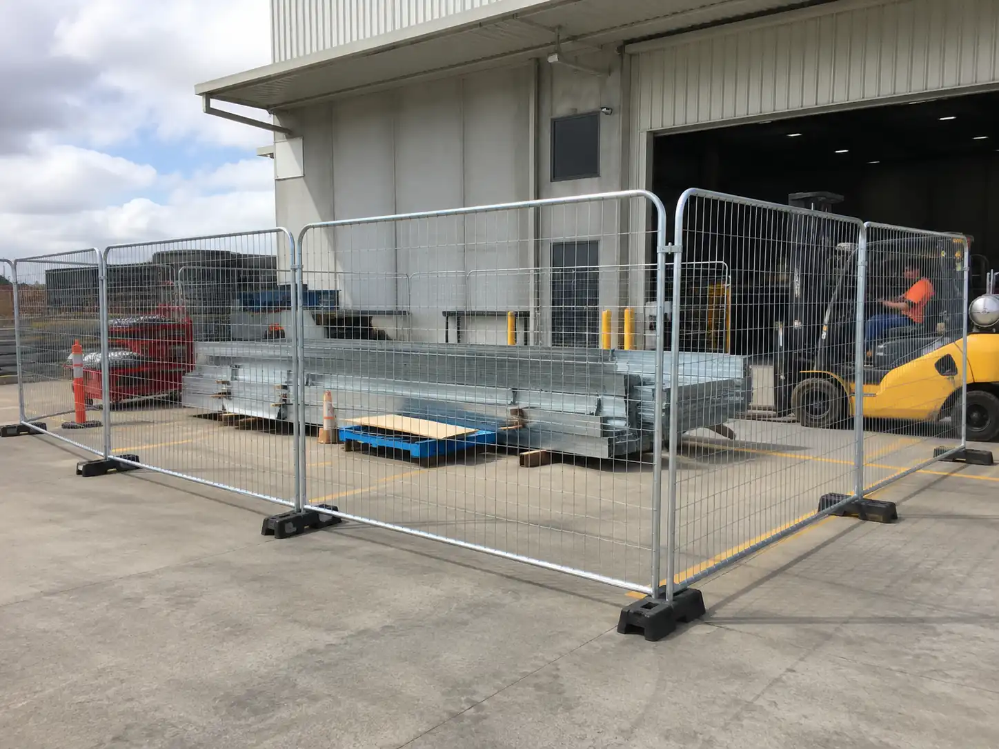 Australia temporary fence used for temporary site security