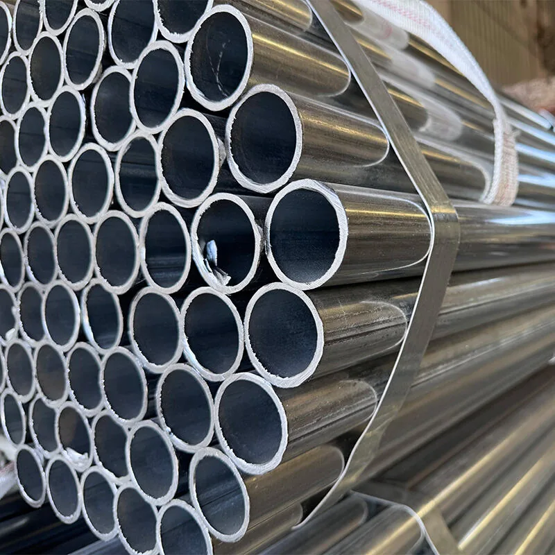 Fence raw material tubes prepared for production