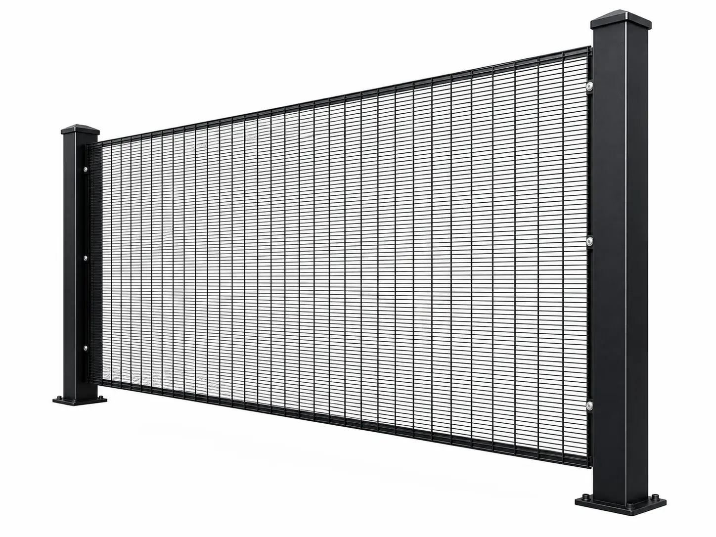 358 anti climb high security welded mesh fence