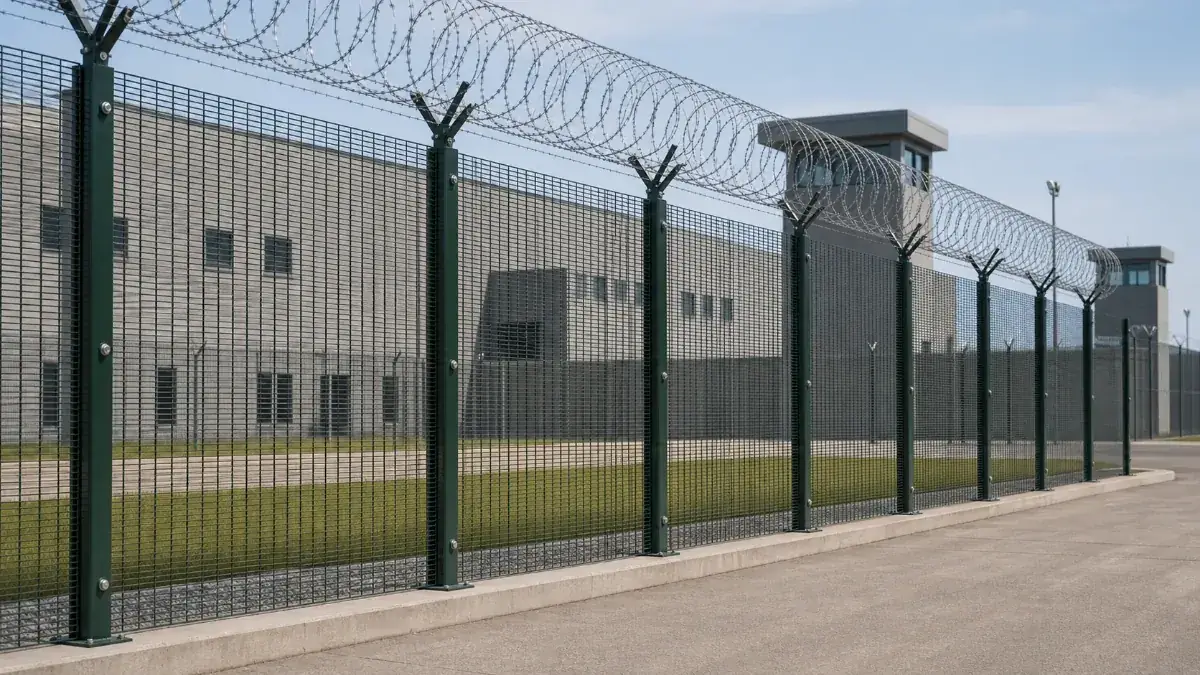 358 fence at a critical facility
