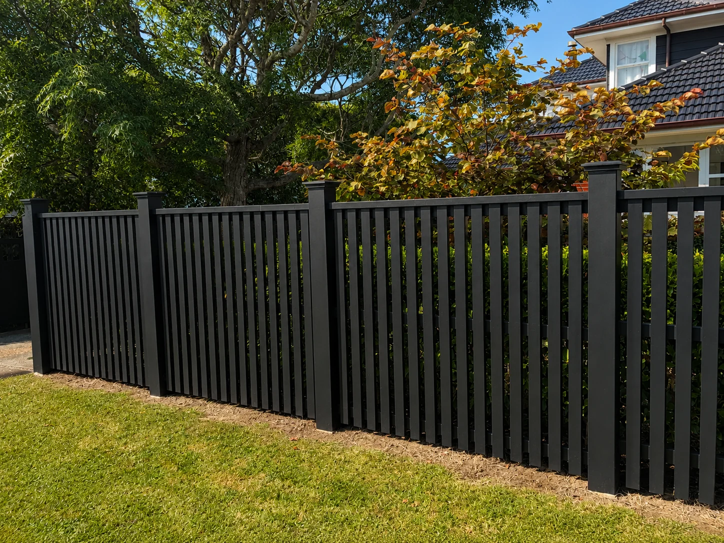 Residential vertical fence panels