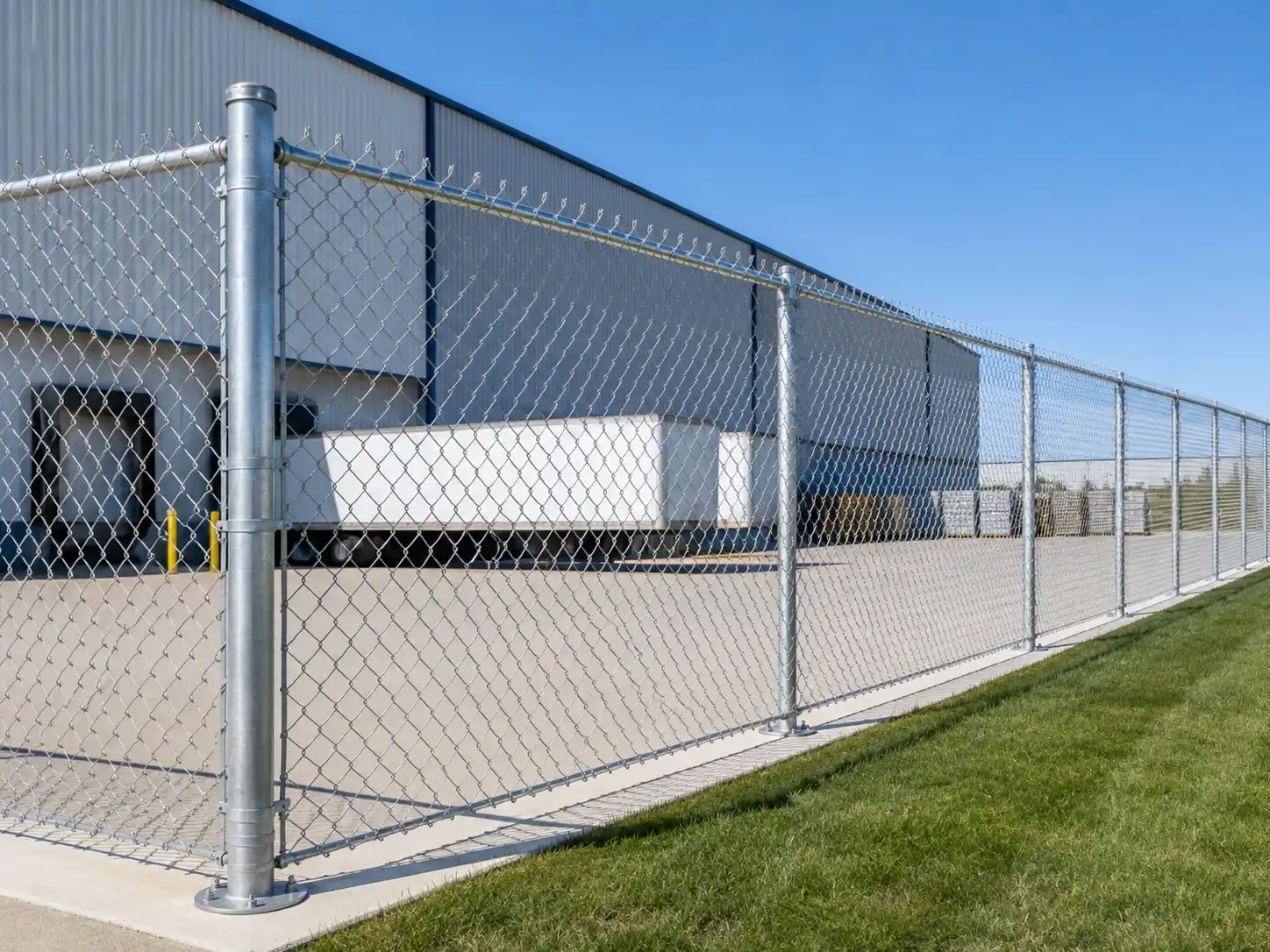 Galvanized chain link fence roll
